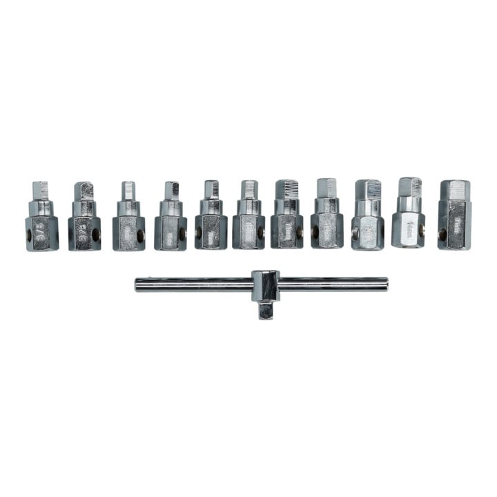 Brilliant Tools Jeu de douilles pour vidange d’huile, 12 pcs