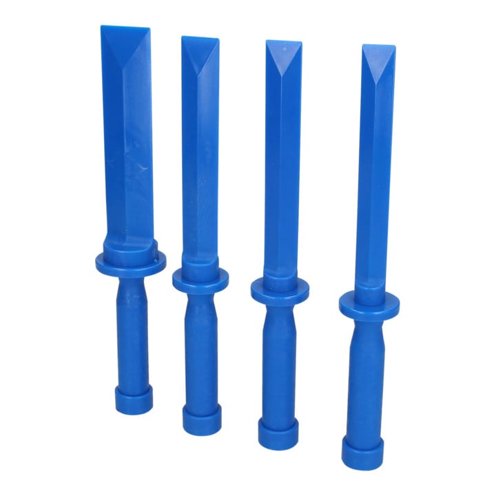 Brilliant Tools Jeu de grattoirs en plastique, 4 pièces