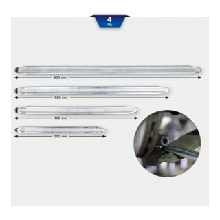 Brilliant Tools Jeu de leviers de fixation pneu, 4 pcs