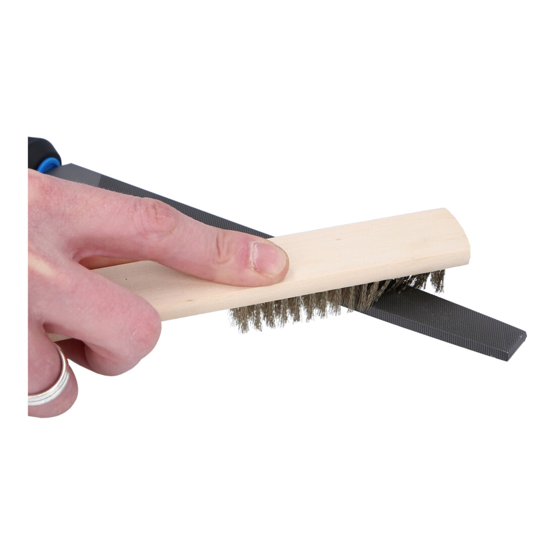 Brilliant Tools Jeu de limes avec brosse à lime, 19 pcs