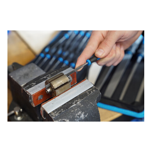 Brilliant Tools Jeu de limes avec brosse à lime, 19 pcs