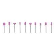 Brilliant Tools Jeu de meules pour meuleuse à tige, 10 pcs