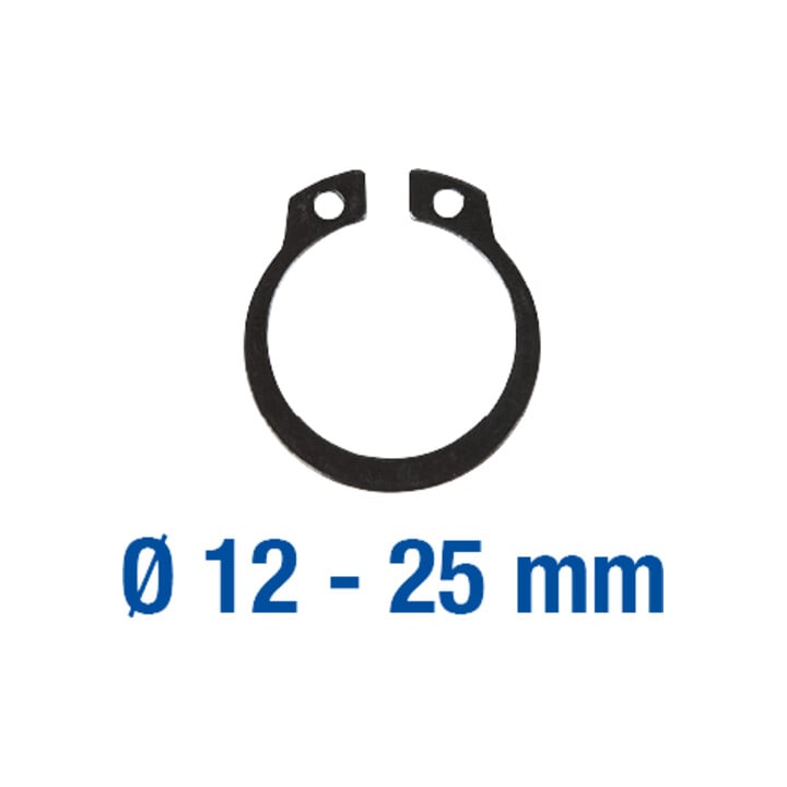 Brilliant Tools Jeu de pinces circlips, 4 pcs, 125 mm