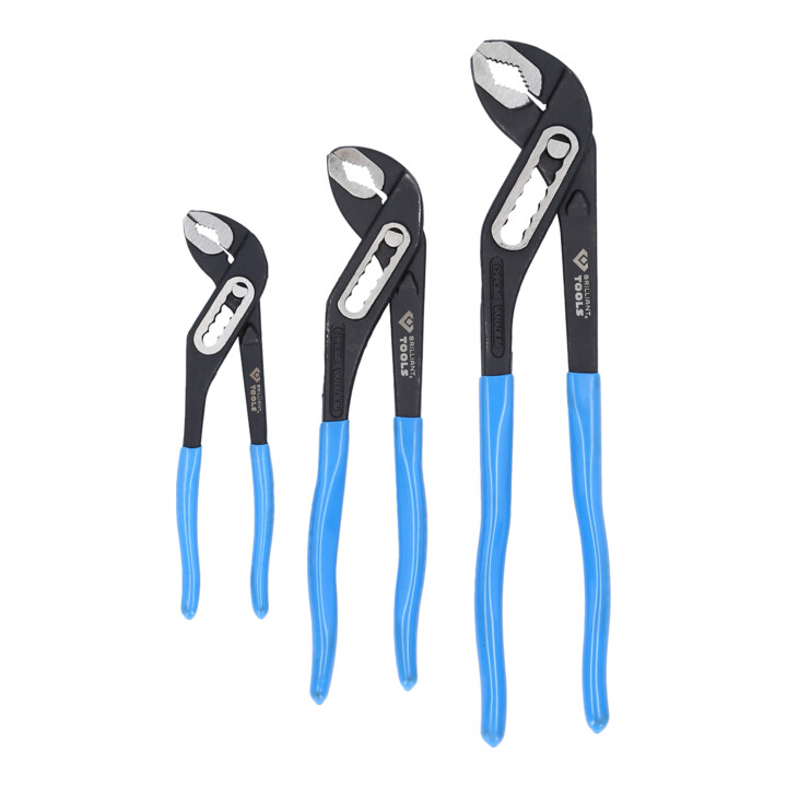Brilliant Tools Jeu de pinces multiprise, 3 pcs, 7", 10", 12"