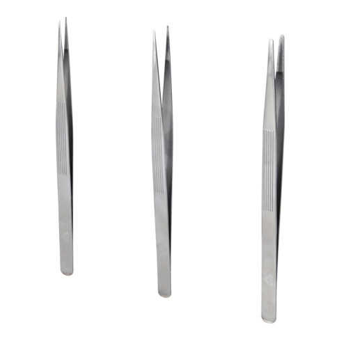 Brilliant Tools Jeu de pincettes, 3 pcs