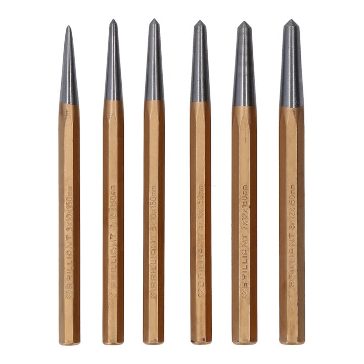 Brilliant Tools Jeu de pointeaux, 6 pcs
