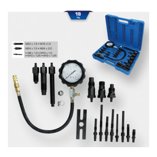 Coffret Outils de contrôle de compression pour moteurs diesel