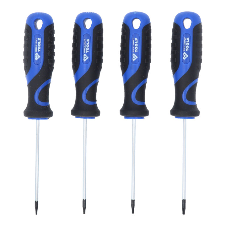 Brilliant Tools Jeu de tournevis TX, 4 pcs