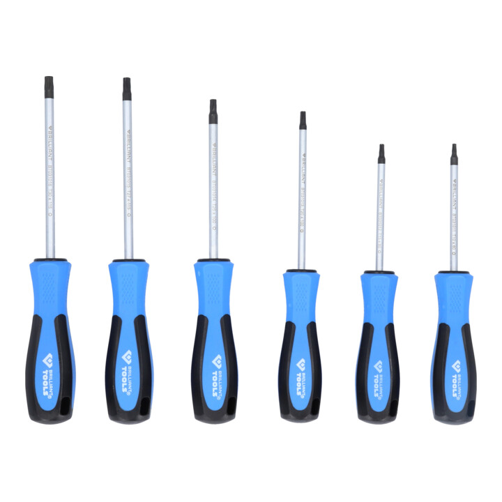 Brilliant Tools Jeu de tournevis TX, 6 pcs