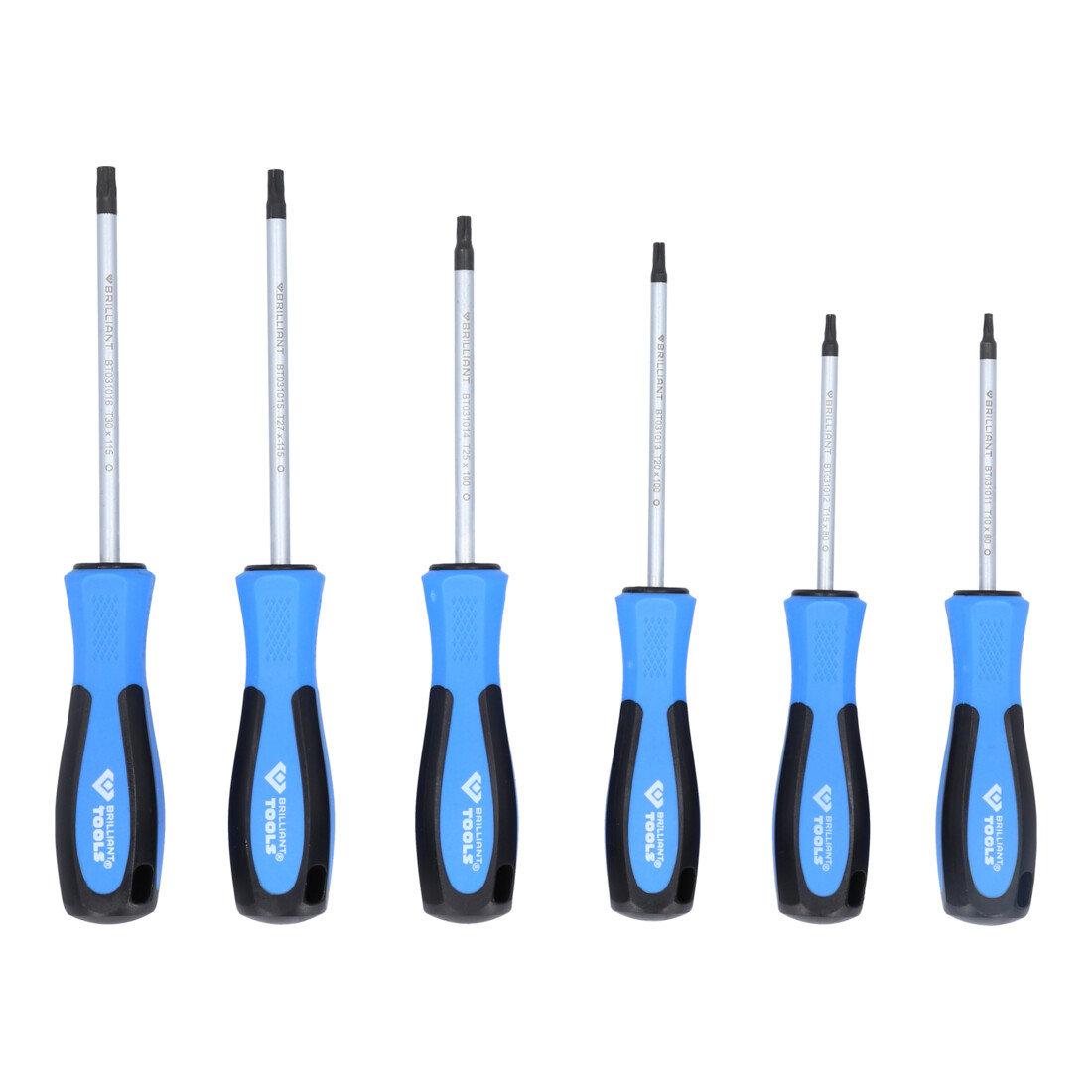 Brilliant Tools Jeu de tournevis TX, 6 pcs