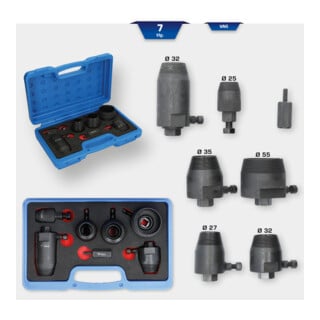 Brilliant Tools Jeu d’extracteurs de rondelles d’étanchéité radiales de vilebrequin/d’arbre à cames pour VAG