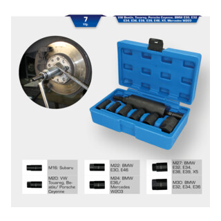 Brilliant Tools Jeu d’insertion d’arbres de transmission