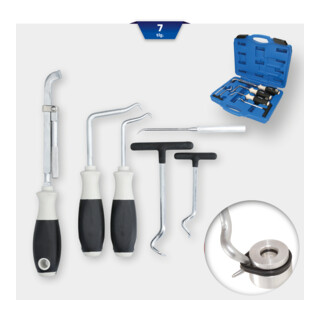 Brilliant Tools Jeu d’outils crochets, 7 pcs