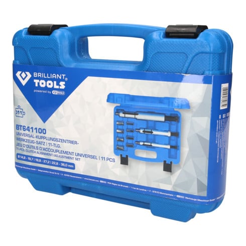Brilliant Tools Jeu d’outils de centrage d'embrayage universel, 11 pcs