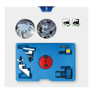 Brilliant Tools Jeu d’outils de fixation et défixation pour courroie trapézoïdale , 5 pcs