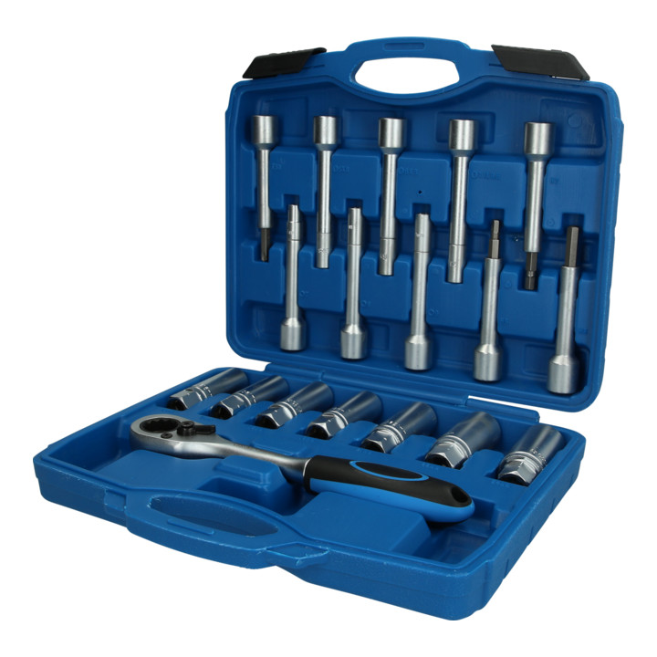 Brilliant Tools Jeu d’outils pour amortisseurs, 18 pcs