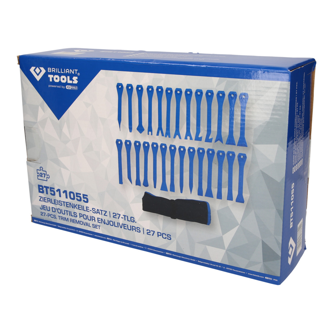 Brilliant Tools Jeu d’outils pour garnitures, 27 pcs