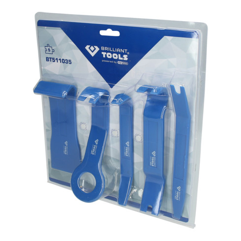 Brilliant Tools Jeu d’outils pour garnitures, 5 pcs