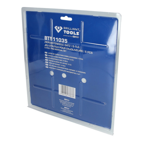 Brilliant Tools Jeu d’outils pour garnitures, 5 pcs