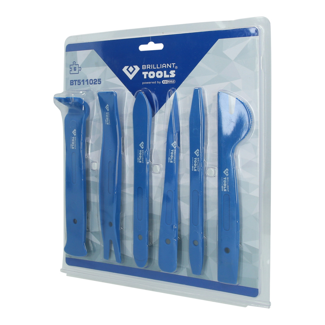 Brilliant Tools Jeu d’outils pour garnitures, 6 pcs