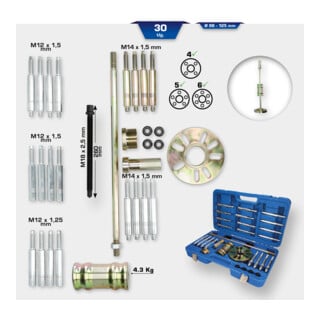 Brilliant Tools Jeu d'outils pour moyeux de roue, 30 pièces