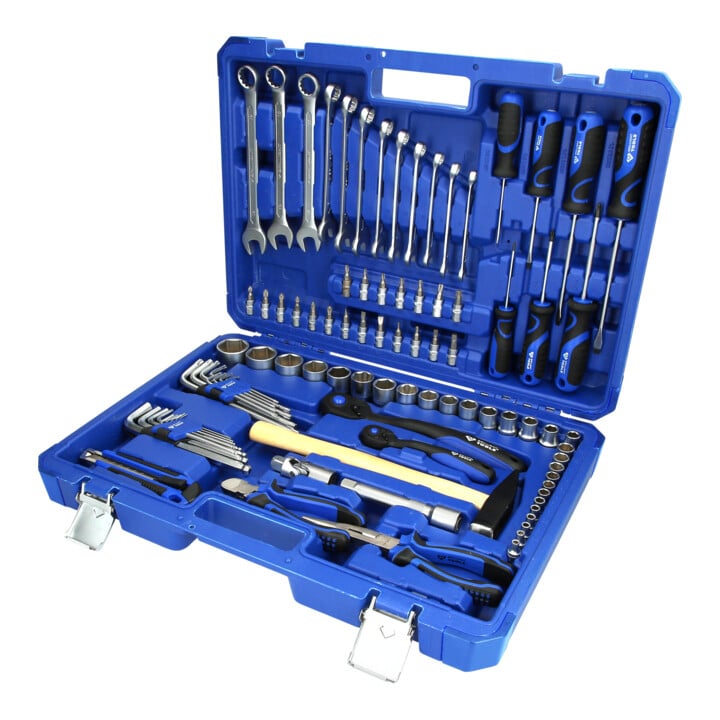Brilliant Tools Jeu d’outils universels 1/4" + 1/2", 95 pièces