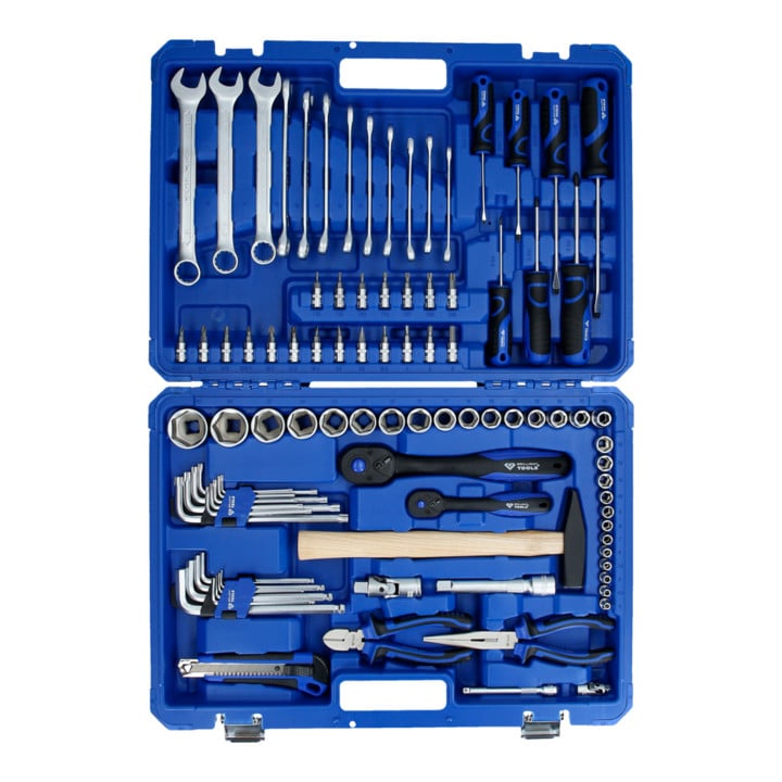 Brilliant Tools Jeu d’outils universels 1/4" + 1/2", 95 pièces
