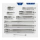 Brilliant Tools Kippverlengset 1/4" + 3/8" + 1/2", 9-dlg.-1