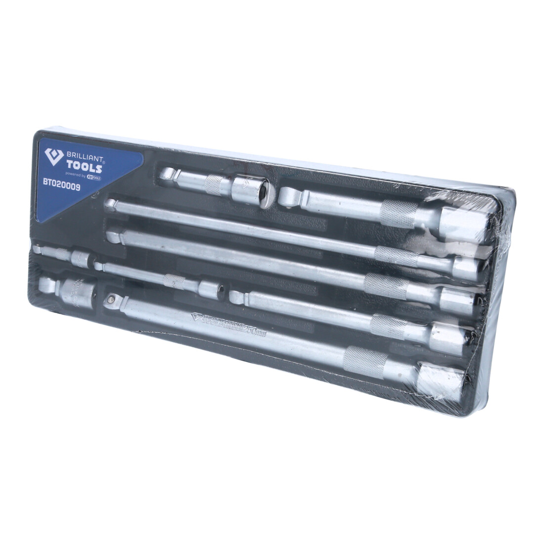 Brilliant Tools Kippverlengset 1/4" + 3/8" + 1/2", 9-dlg.
