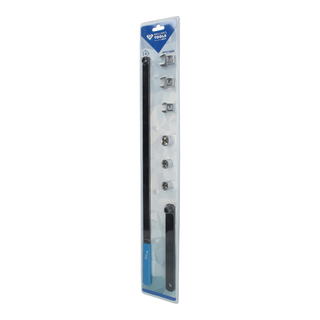 Brilliant Tools Kit chiave tendicinghia e rulli di serraggio, 8pz.