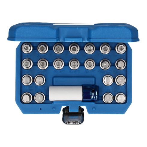 Brilliant Tools Kit de boulons antivol pour jantes VW, 23 pièces
