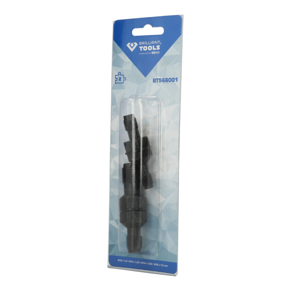 Brilliant Tools Kit de réparation de filetage de bougie d’allumage, 2 pcs