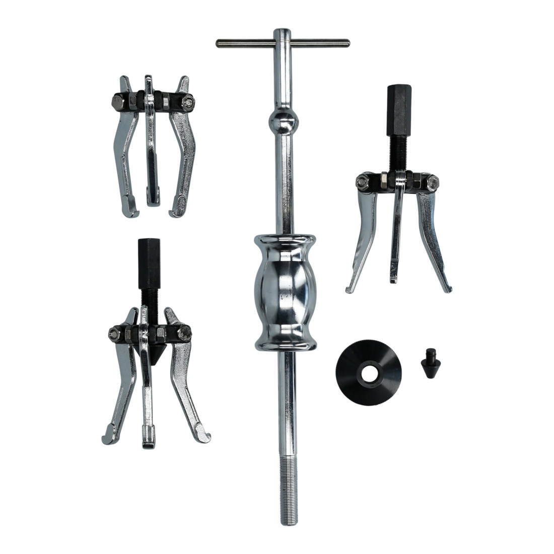 Brilliant Tools Kit d'extracteur de roulement intérieur et extérieur, 5 pcs