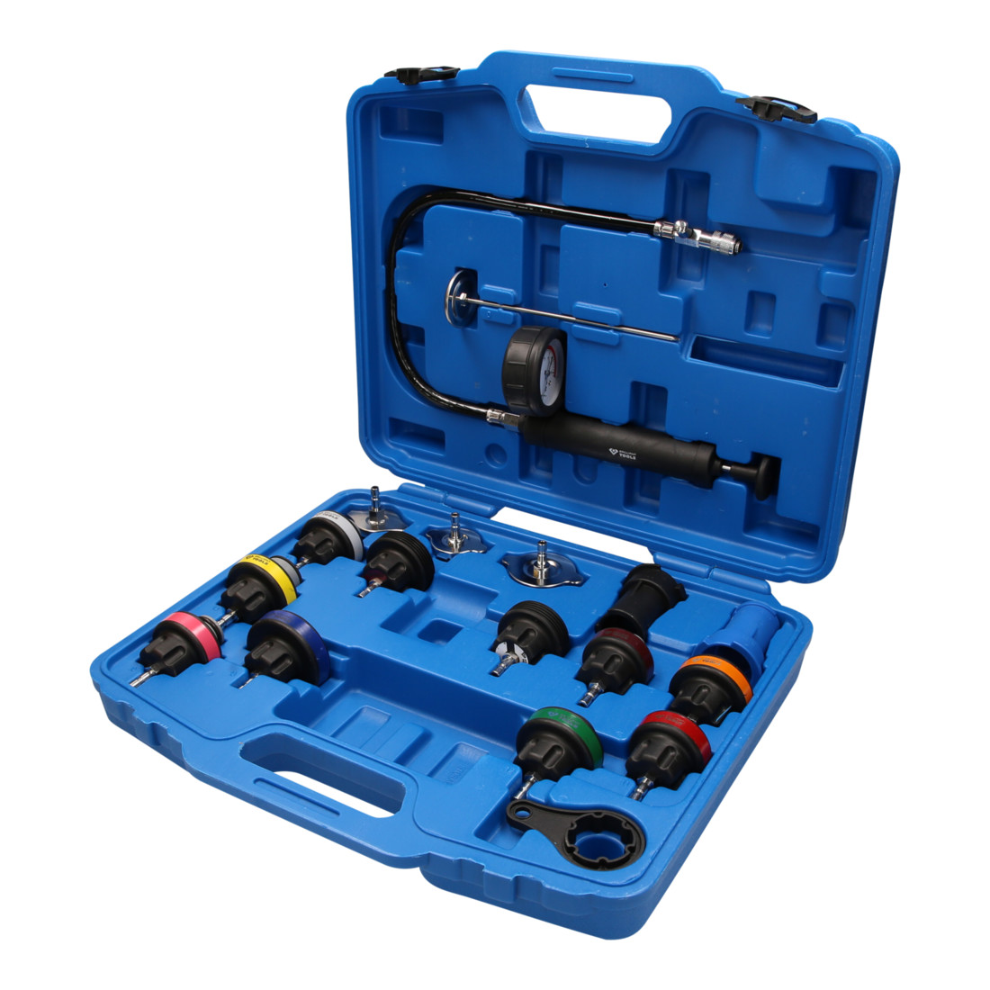 Brilliant Tools Kit diagnostic système de refroidissement, 18 pcs