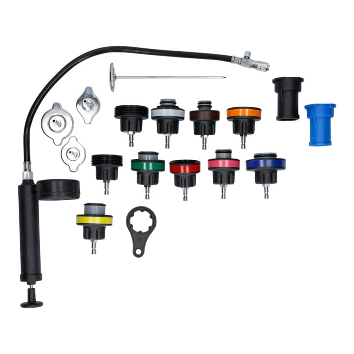 Brilliant Tools Kit diagnostic système de refroidissement, 18 pcs