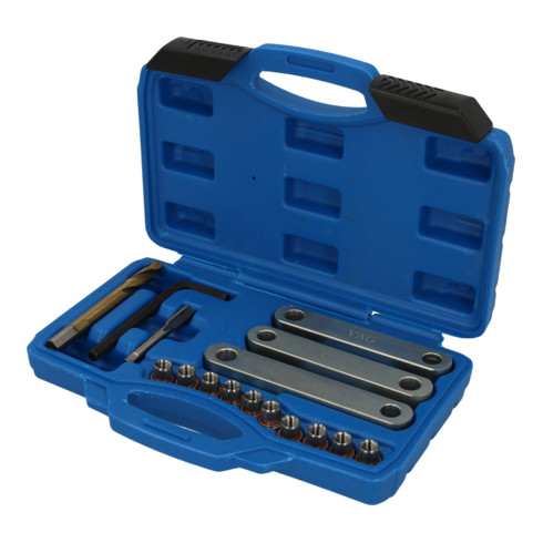 Brilliant Tools Kit riparazione per filettatura freno, M9x1,25, 16pz.