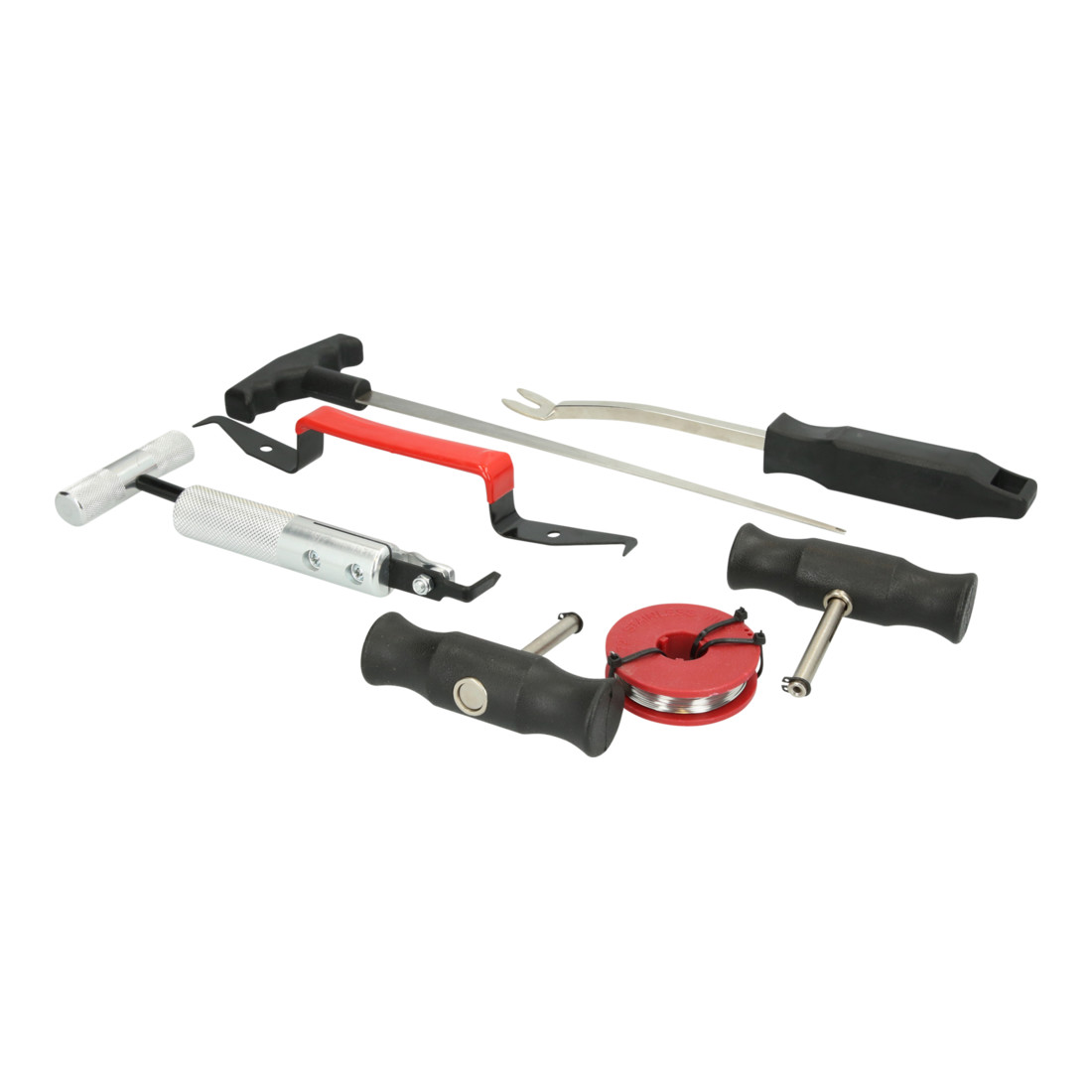 Brilliant Tools Kit smontaggio parabrezza, 7pz.