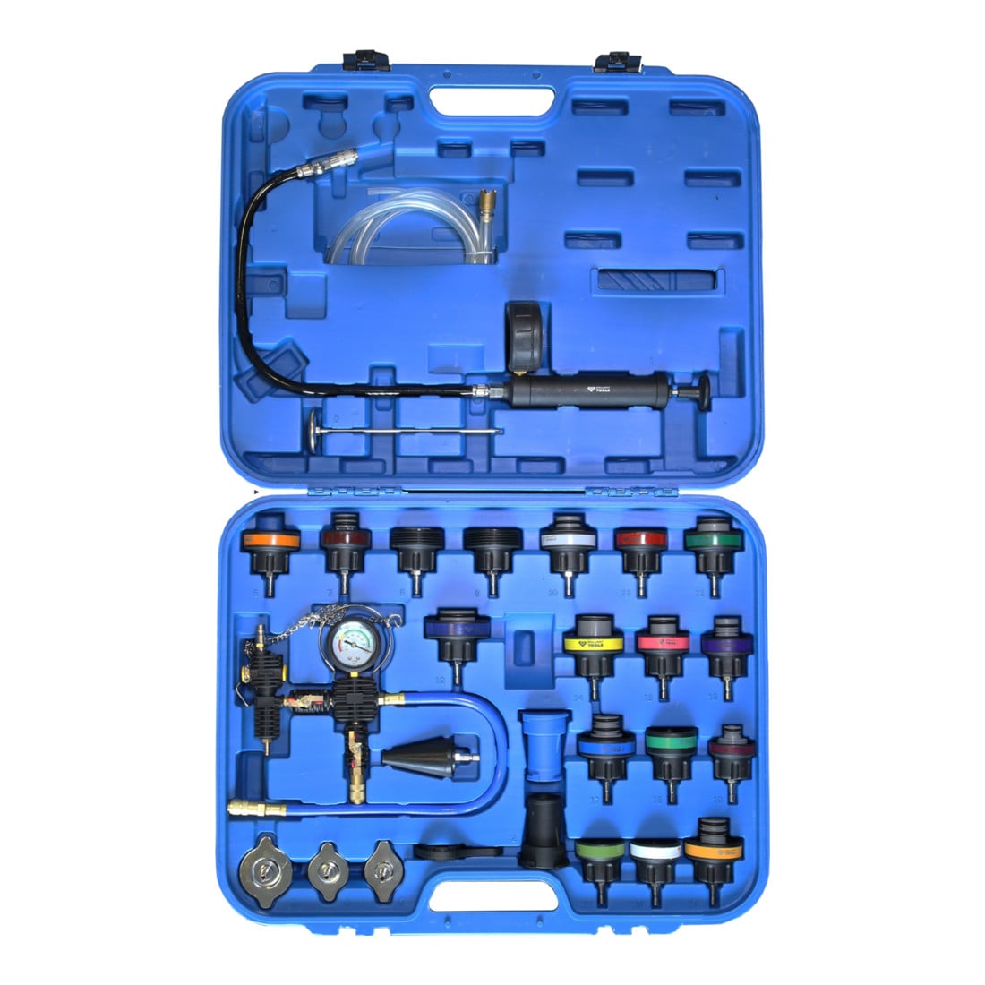 Brilliant Tools Kit universel diagnostic système de refroidissement, 28 pcs