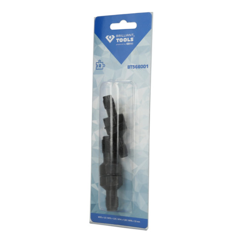 Brilliant Tools Kit utensile di riparazione per filettatura candele, 2pz.