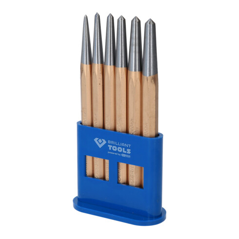 Brilliant Tools Körner-Satz, 6-tlg