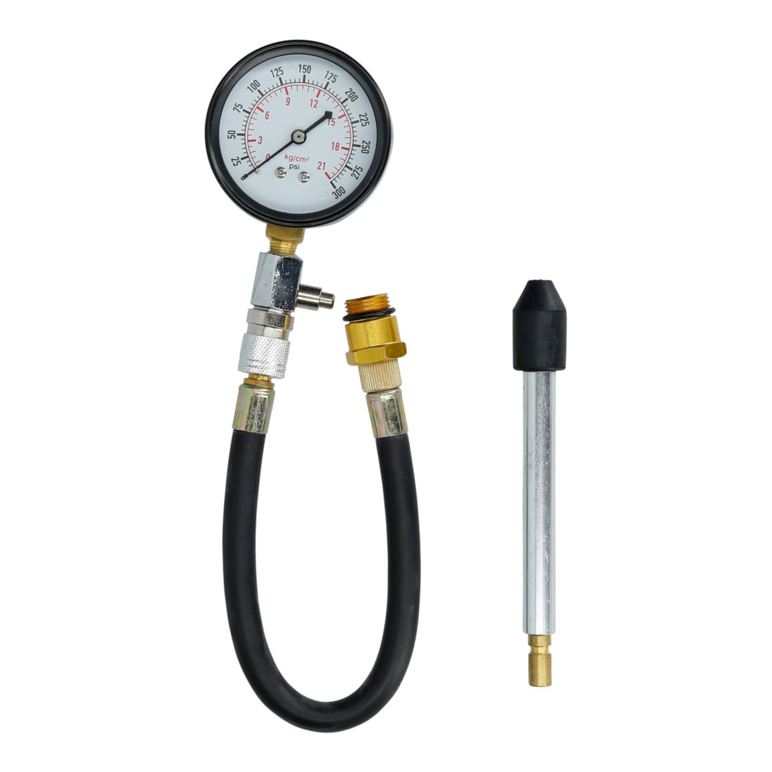 Brilliant Tools Kompressionstester-Satz für Benzin Motoren, 2-tlg