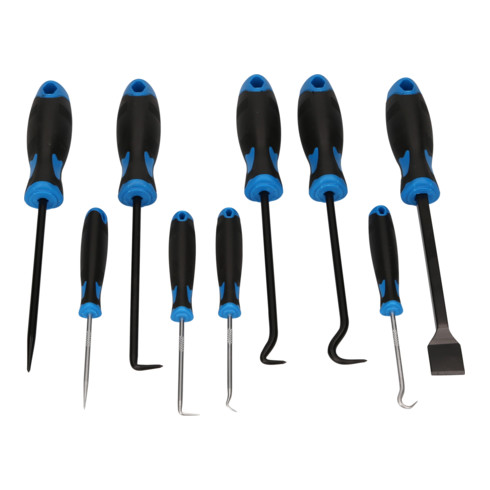 Brilliant Tools Krabbelhaak-gereedschapsset, 9-dlg.