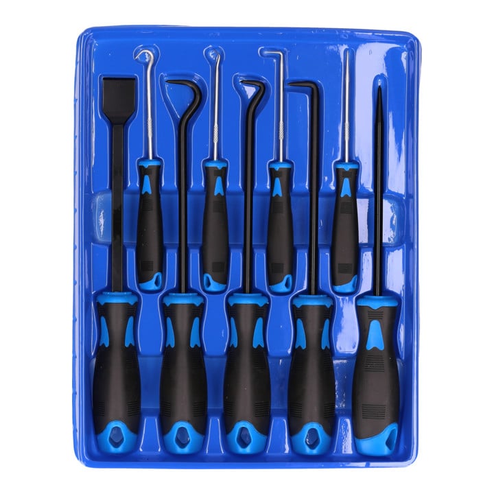 Brilliant Tools Krabbelhaak-gereedschapsset, 9-dlg.