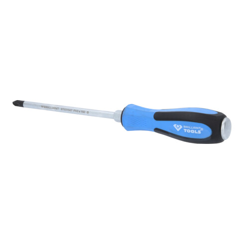Brilliant Tools Kruiskopschroevendraaier met slagkap, PH3 x 150 mm