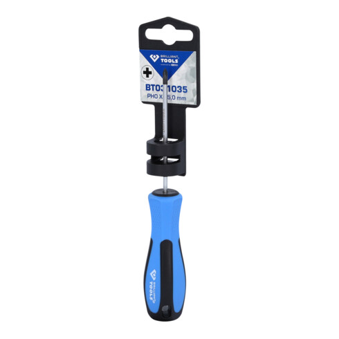 Brilliant Tools Kruiskopschroevendraaier PH0 x 75 mm