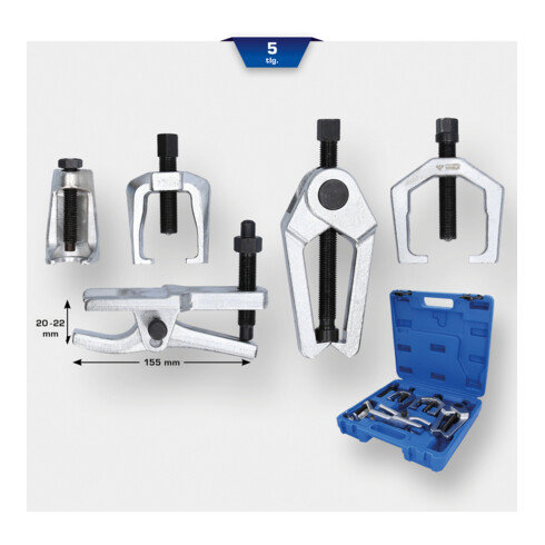 Brilliant Tools Kugelgelenk-Abzieher-Satz, 5-tlg