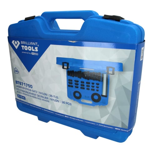 Brilliant Tools Lager-Eintreib-Satz, Nylon, 36-tlg