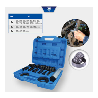 Brilliant Tools Lagerindrijfset, 36-dlg