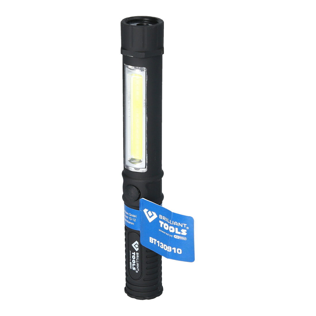 Brilliant Tools Lampe torche COB 2 en 1 avec 140 lumens