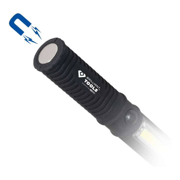 Brilliant Tools Lampe torche COB 2 en 1 display, 24 pcs